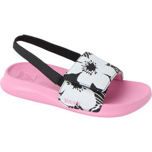 2026 Reef Little Salty Slide CJ9244 - Black / Pink